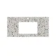 Столешница для встраиваемых раковин Kerama Marazzi Бричиола KM6012G0471RP100Ur2 100 см белый натуральный