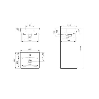 Раковина Santek Neo 1.WH30.2.183 40 см Раковина Santek Neo 1.WH30.2.183 40 см