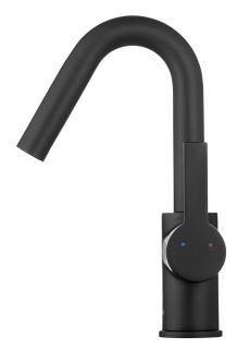 Смеситель для раковины Swedbe Diana 1012B чёрный Смеситель для раковины Swedbe Diana 1012B чёрный