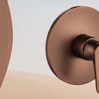 Встраиваемый смеситель Swedbe Terracotta 2557 с подключением на один выход бронза Встраиваемый смеситель Swedbe Terracotta 2557 с подключением на один выход бронза