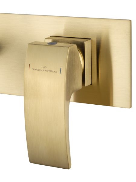 Встраиваемый смеситель для раковины Wonzon & Woghand Fit WW-88869009-BG брашированное золото