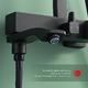 Душевая стойка Raglo R01.24.06 чёрный