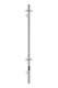 Полотенцесушитель электрический Boheme Uno 726-CR 150x12 см хром