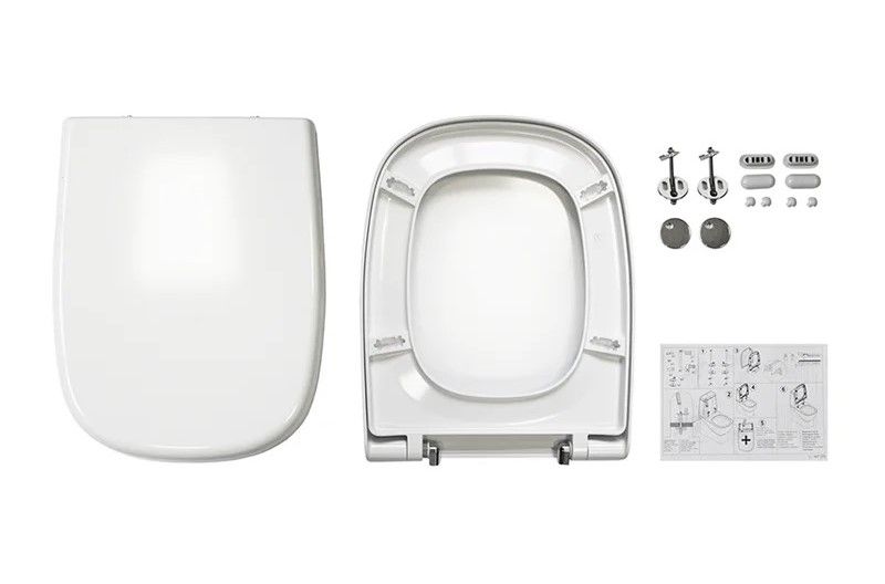 Унитаз-компакт Sanita luxe Quadro Slim DM белый