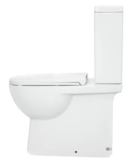 Унитаз-компакт Sanita luxe Quadro Slim DM белый Унитаз-компакт Sanita luxe Quadro Slim DM белый