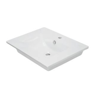 Раковина Sanita Luxe Квадро WB.FN/Quadro/60-C/WHT.G/S1 60 см белый