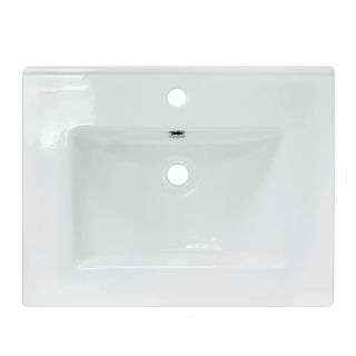 Раковина Sanita Luxe Квадро WB.FN/Quadro/60-C/WHT.G/S1 60 см белый
