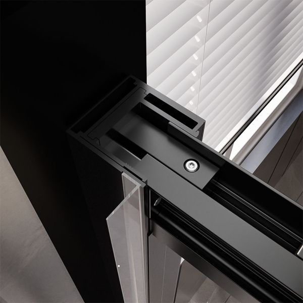 Душевая дверь Veconi Premium Trento PTD-30B, 1500х2000, черный матовый, стекло прозрачное Душевая дверь Veconi Premium Trento PTD-30B, 1500х2000, черный матовый, стекло прозрачное