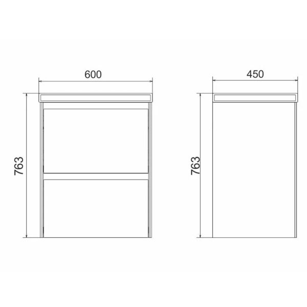 Тумба под раковину подвесная Velvex Klaufs tp.KLA.COM.60.2Y, 60 см Тумба под раковину подвесная Velvex Klaufs tp.KLA.COM.60.2Y, 60 см