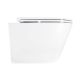 Унитаз-моноблок Azario Songo AZ-5180T-WHT безободковый торнадо белый
