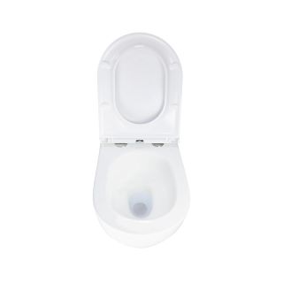 Унитаз подвесной Azario Rumba AZ-5175T-WHT безободковый торнадо белый