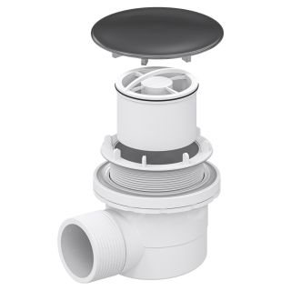 Сифон для душевого поддона RGW Velplex QYD-06 18241106-02 графит Сифон для душевого поддона RGW Velplex QYD-06 18241106-02 графит