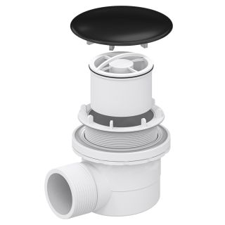 Сифон для душевого поддона RGW Velplex QYD-06 18241106-04 чёрный Сифон для душевого поддона RGW Velplex QYD-06 18241106-04 чёрный