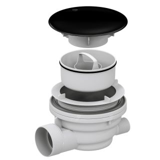 Сифон для душевого поддона RGW Velplex QYD-01 39241101-04 чёрный Сифон для душевого поддона RGW Velplex QYD-01 39241101-04 чёрный