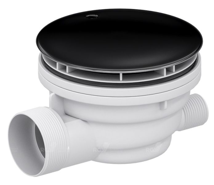 Сифон для душевого поддона RGW Velplex QYD-01 39241101-04 чёрный Сифон для душевого поддона RGW Velplex QYD-01 39241101-04 чёрный