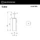 Ёршик подвесной WHITECROSS Cubo CU2472CR хром