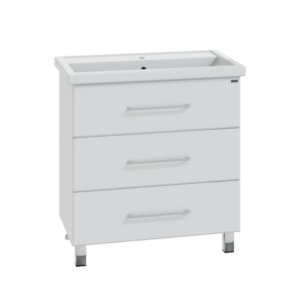 Напольная тумба под раковину Санта Омега 207006 80 см белый