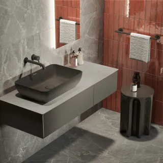 Раковина Kerama Marazzi Плаза KMPLWb55MBl0 55 см чёрный матовый