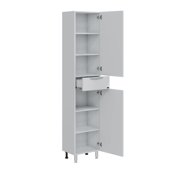 Напольный шкаф-пенал Санта Родос 506004 40 см белый