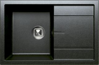 Мойка кухонная Tolero Classic R-112 чёрный 765766