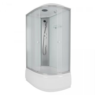 Душевая кабина Niagara Eco E120/80/40L/MT 120x80 см профиль хром стекло матовое