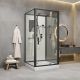 Душевая кабина Niagara Standart ST100/15Q/BL/BK 100x100 см профиль чёрный стекло прозрачное