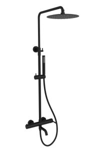 Душевая стойка Raiber Graceful RPB-006 чёрный матовый
