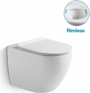 Комплект SantiLine SL-5005+SL-01 безободковый белый унитаз с сиденьем микролифт и инсталляция с клавишей смыва хром овал Комплект SantiLine SL-5005+SL-01 безободковый белый унитаз с сиденьем микролифт и инсталляция с клавишей смыва хром овал