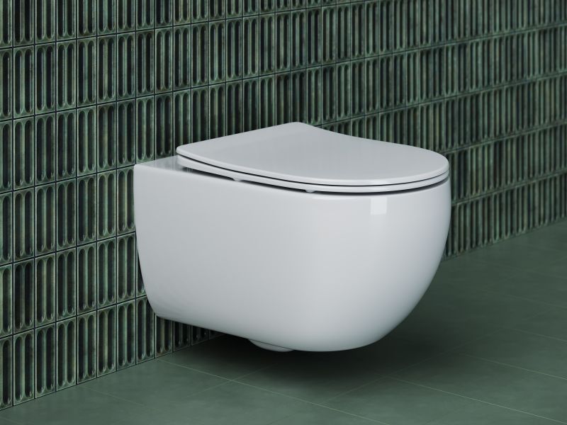 Подвесной унитаз Ceramica Nova Long CN3015 безободковый белый Подвесной унитаз Ceramica Nova Long CN3015 безободковый белый