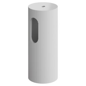 Пьедестал для раковины Armadi Art Sole Corian 801-Base-Rib белый матовый
