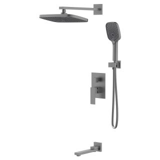 Душевой комплект Azario Reusa AZ-K7367GR графит