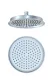 Верхний душ Wonzon & Woghand WW-88DP05-CR 23 см хром
