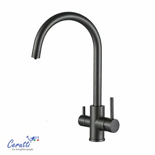 Смеситель для кухни Ceruttispa АНИЭЛЛО GG (ANIELLO GG) CT12090 графит