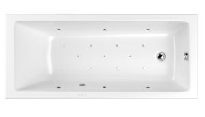 Гидромассажная ванна Whitecross Wave Slim 0111.170070.100.RELAX.CR 170x70см Relax хром