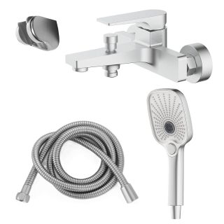 Смеситель для ванны Azario Arida AZ-K3054BN сатин