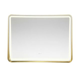 Зеркало с подсветкой Azario Энтони АZ-LED012925 100 см золото матовое