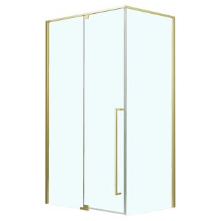 Душевой уголок Azario Male AZ-J50-12080-BGL-CL 120x80 см профиль брашированное золото стекло прозрачное