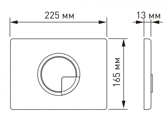 Комплект Berges 043281: инсталляция NOVUM 525 кнопка R2 хром матовый унитаз Floe Rimless сидение дюропласт Floe Slim SO
