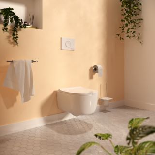 Кнопка смыва Berges Novum soft touch белый 040024 Кнопка смыва Berges Novum soft touch белый 040024