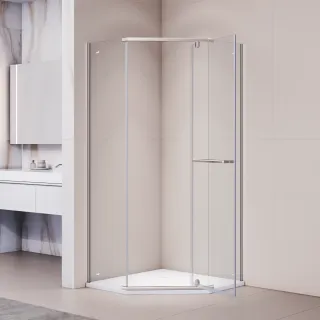 Душевой уголок RGW PA-081-1 3508081199-11 90x90 см профиль хром стекло прозрачное