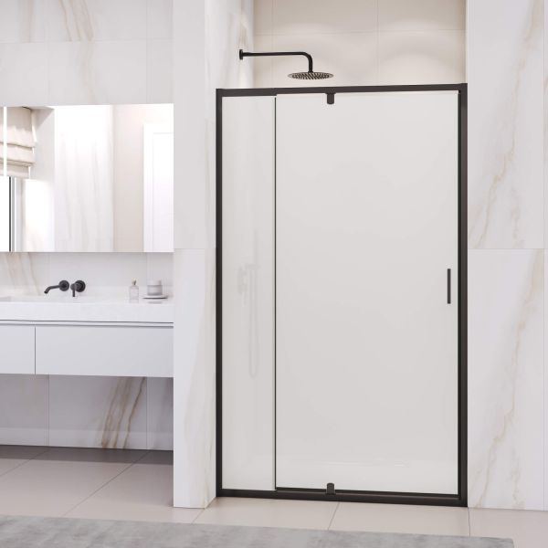 Душевая дверь RGW PA-008B 350800889-24 80 см профиль чёрный стекло матовое-сатинат