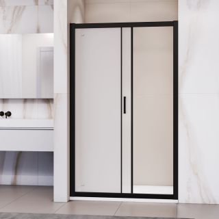 Душевая дверь RGW PA-016B 350801613-24 130 см профиль чёрный стекло матовое-сатинат