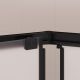Душевой уголок RGW PA-86B 38088699-24N 90x90 см профиль чёрный стекло матовое-сатинат