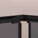 Душевой уголок RGW PA-86B 38088699-34N 90x90 см профиль чёрный стекло тонированное