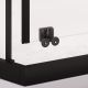 Душевой уголок RGW PA-86B 38088600-24N 100x100 см профиль чёрный стекло матовое-сатинат