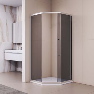 Душевой уголок RGW PA-86 38088699-31N 90x90 см профиль хром стекло тонированное