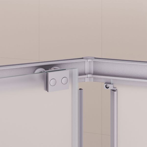 Душевой уголок RGW PA-86 38088600-21N 100x100 см профиль хром стекло матовое-сатинат