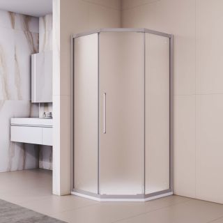 Душевой уголок RGW PA-86S 38088600-211N 100x100 см профиль сатин стекло матовое-сатинат