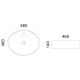 Накладная раковина Am.Pm Universal 56см белый C8FC1X056GWOV Накладная раковина Am.Pm Universal 56см белый C8FC1X056GWOV