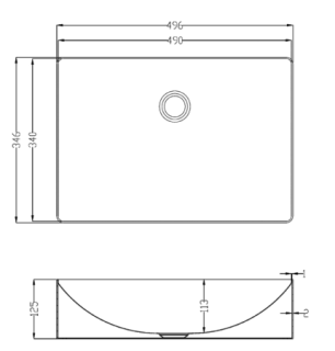 Раковина AltroBagno Futuro 001016 BrAn из нержавеющей стали бронза состаренная Раковина AltroBagno Futuro 001016 BrAn из нержавеющей стали бронза состаренная